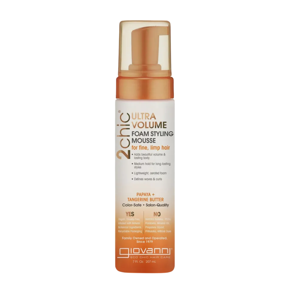 Giovanni - 2Chic Ultra Volume Styling Mousse Tangerine & Papaya 210mL