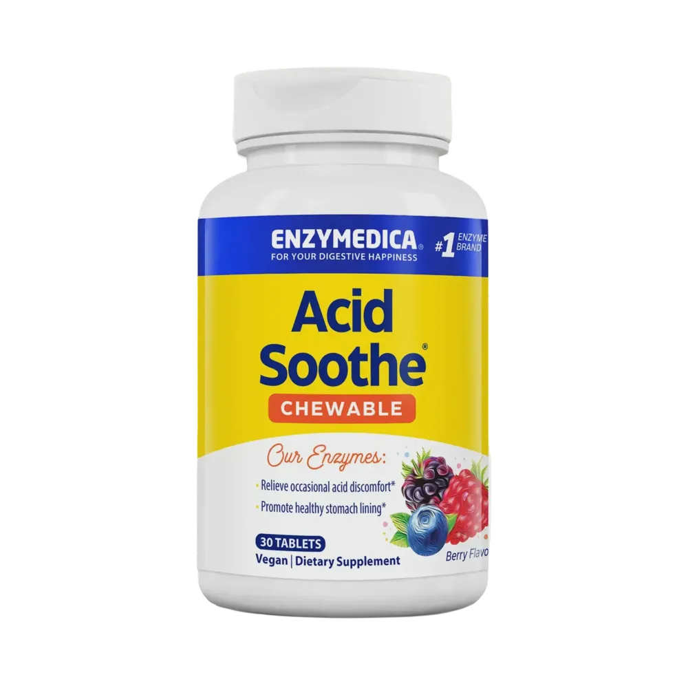 Enzymedica - Acid Soothe Chewable 30 chewable tablets