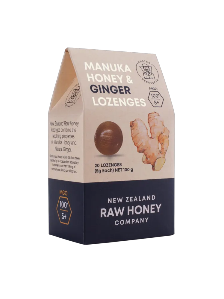 Biohoney - Lozenges Manuka Honey/Ginger 20 Lozenges