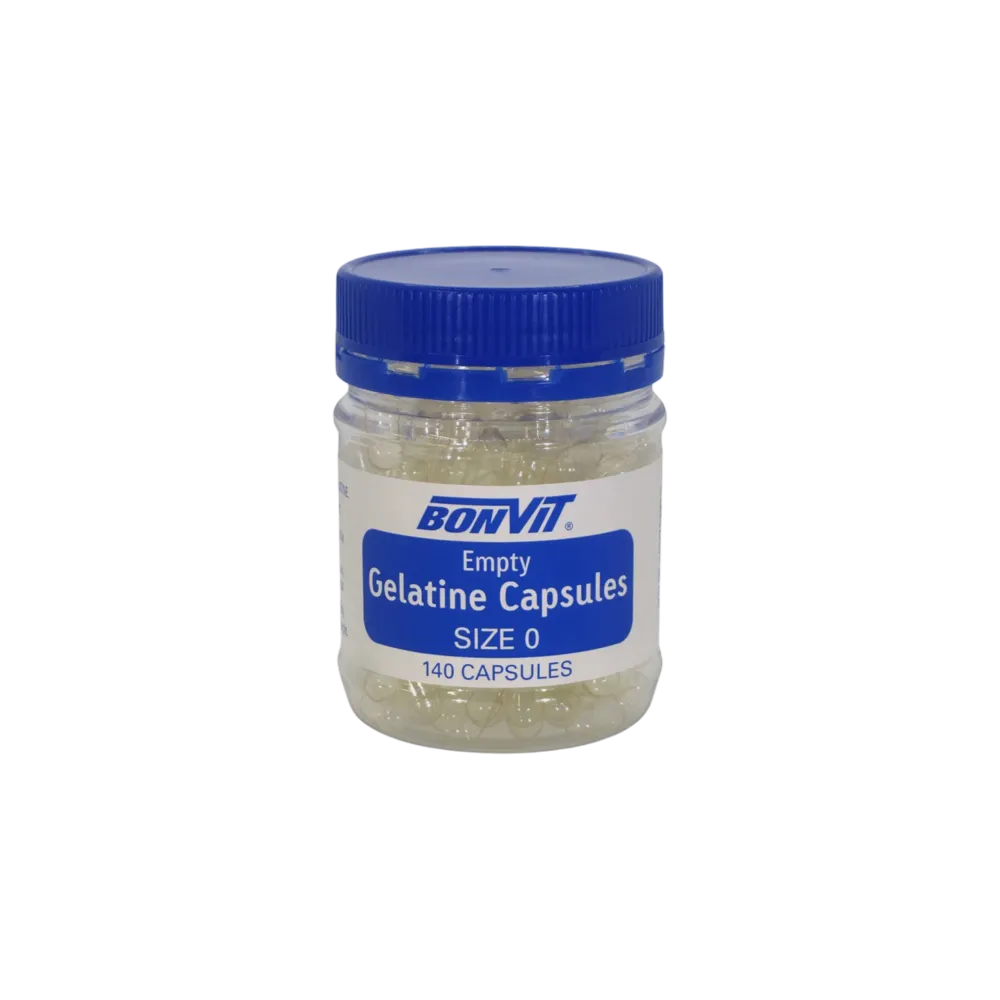 BonVit - Gelatine Capsule Size 0 - 140caps