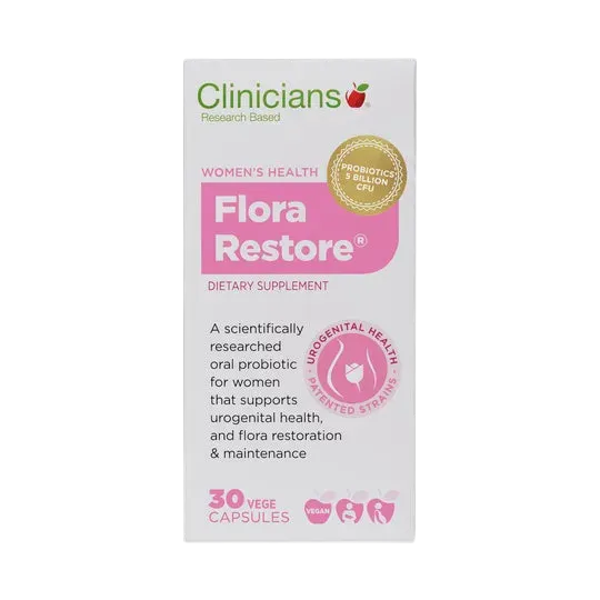 Clinicians - Flora Restore 30 caps