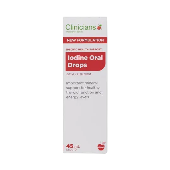 Clinicians - Iodine Oral Drops 45ml