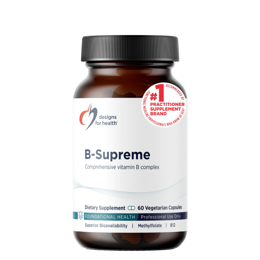 Designs For Health - B Supreme 60 vege hard caps (AU)