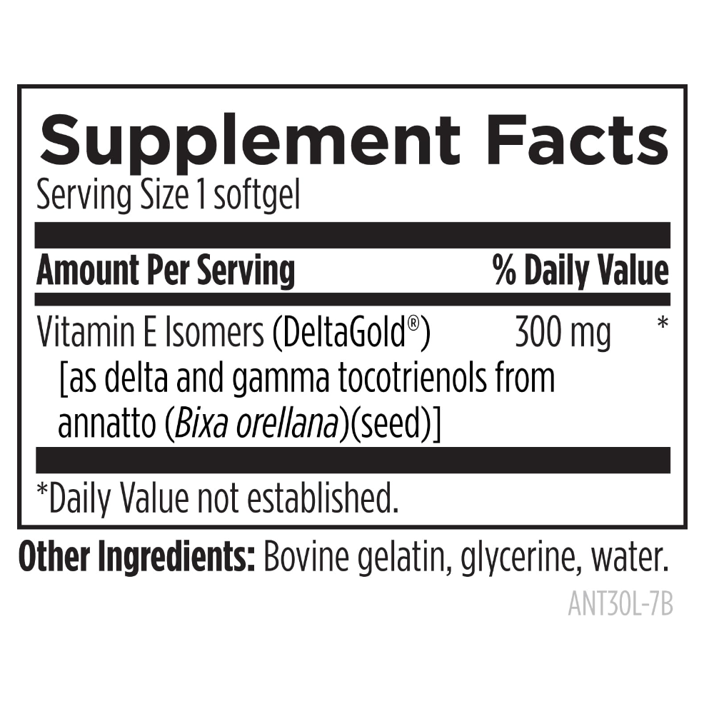 Designs for Health - Annatto E 300 30 Softgels