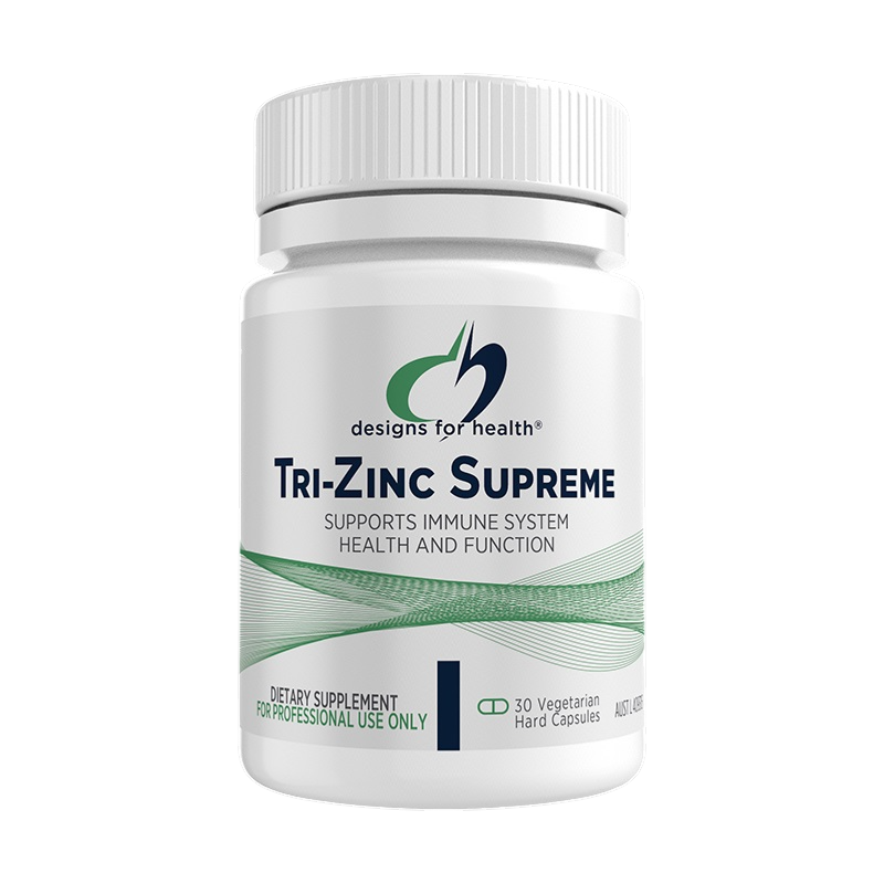 Designs for Health - Tri-Zinc Supreme 30 caps