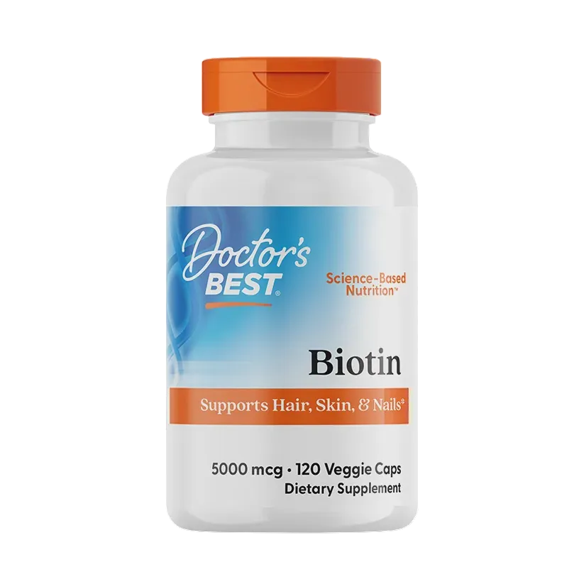 Doctors Best - Biotin (5,000mcg) 120vc