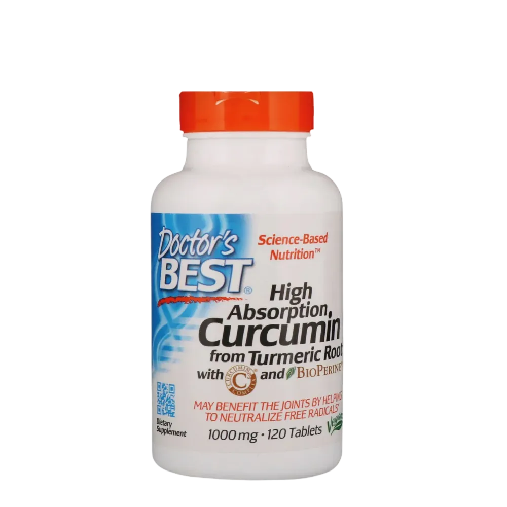 Doctors Best - High Absorption Curcumin C³ with BioPerine® (500mg) 120 caps