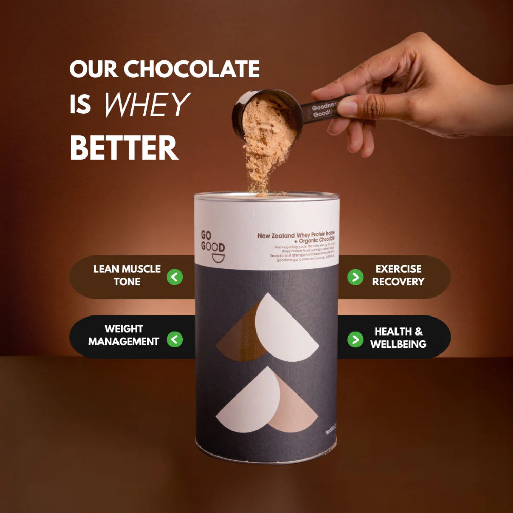 Go Good - Whey Protein Isolate + Organic Chocolate