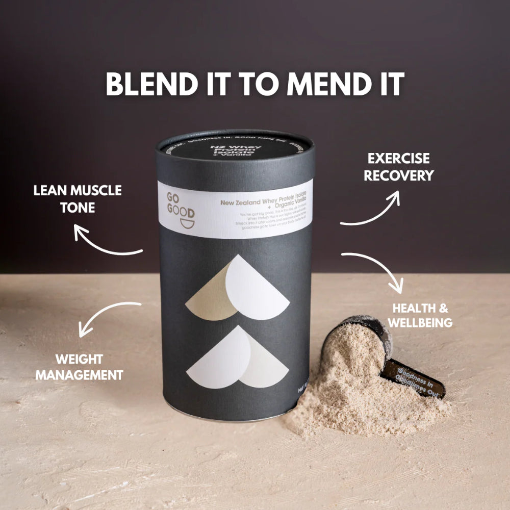 Go Good - Whey Protein Isolate + Organic Vanilla 500g