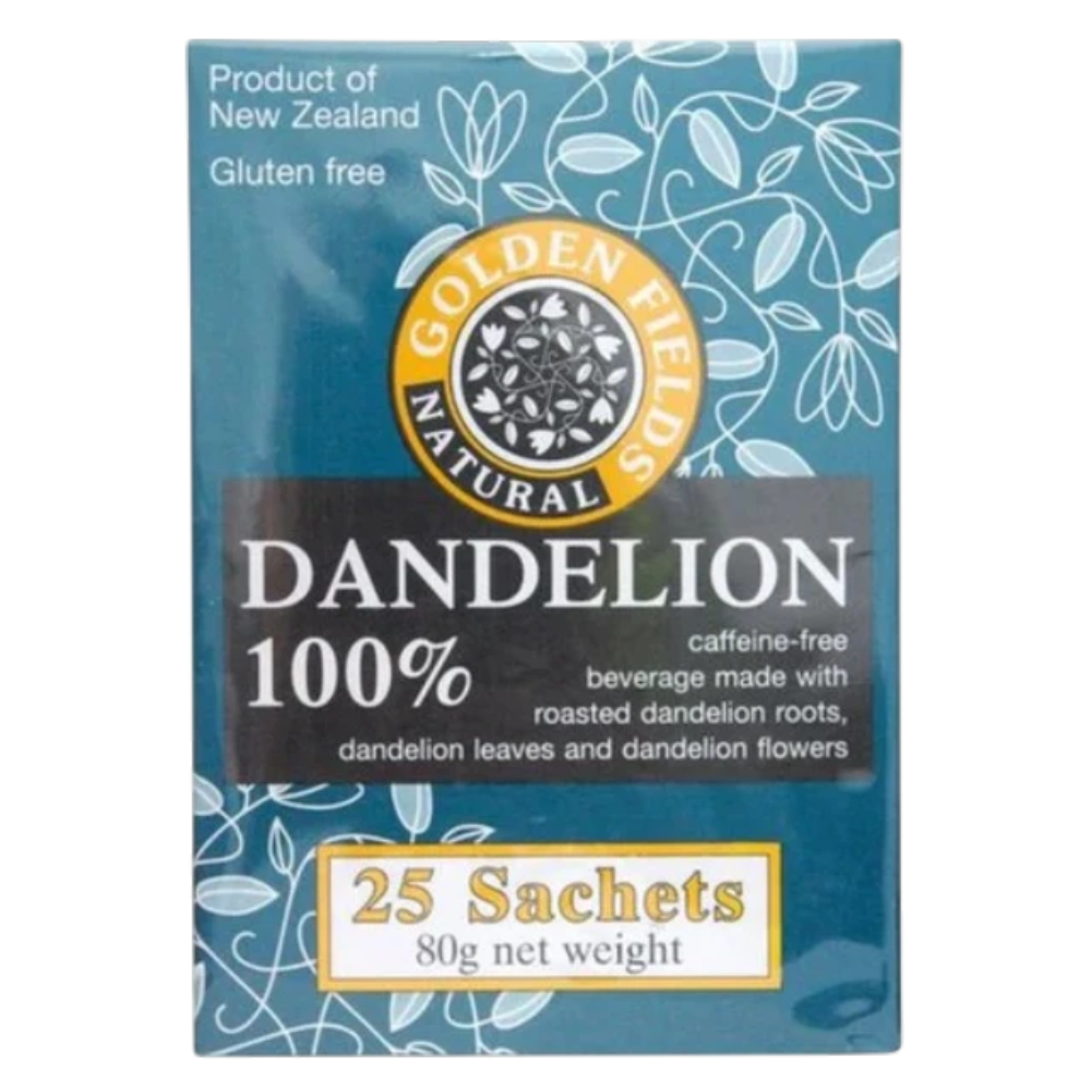 Golden Fields - Dandelion 100% (25 Sachets) (Gluten Free and Caffeine Free)