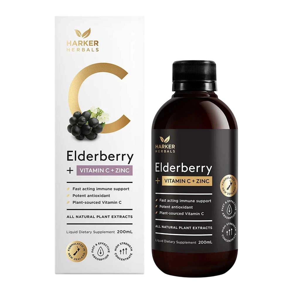 Harker Herbals - BW Vitamin C + Elderberry 200ml