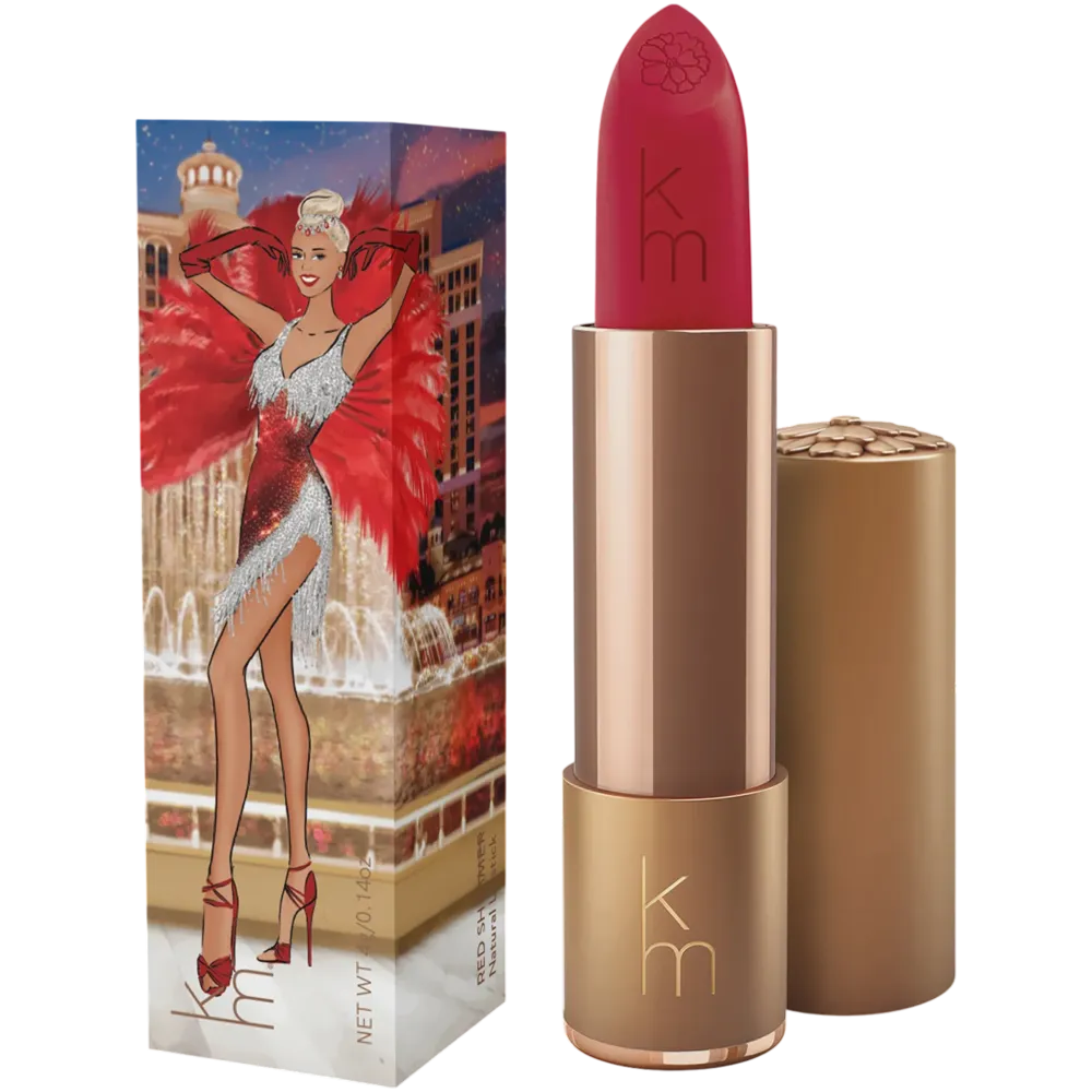 Karen Murrell - 04 Red Shimmer Natural Lipstick - 4g