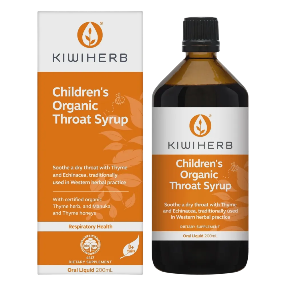 Kiwiherb - Childrens Throat Syrup 200ml