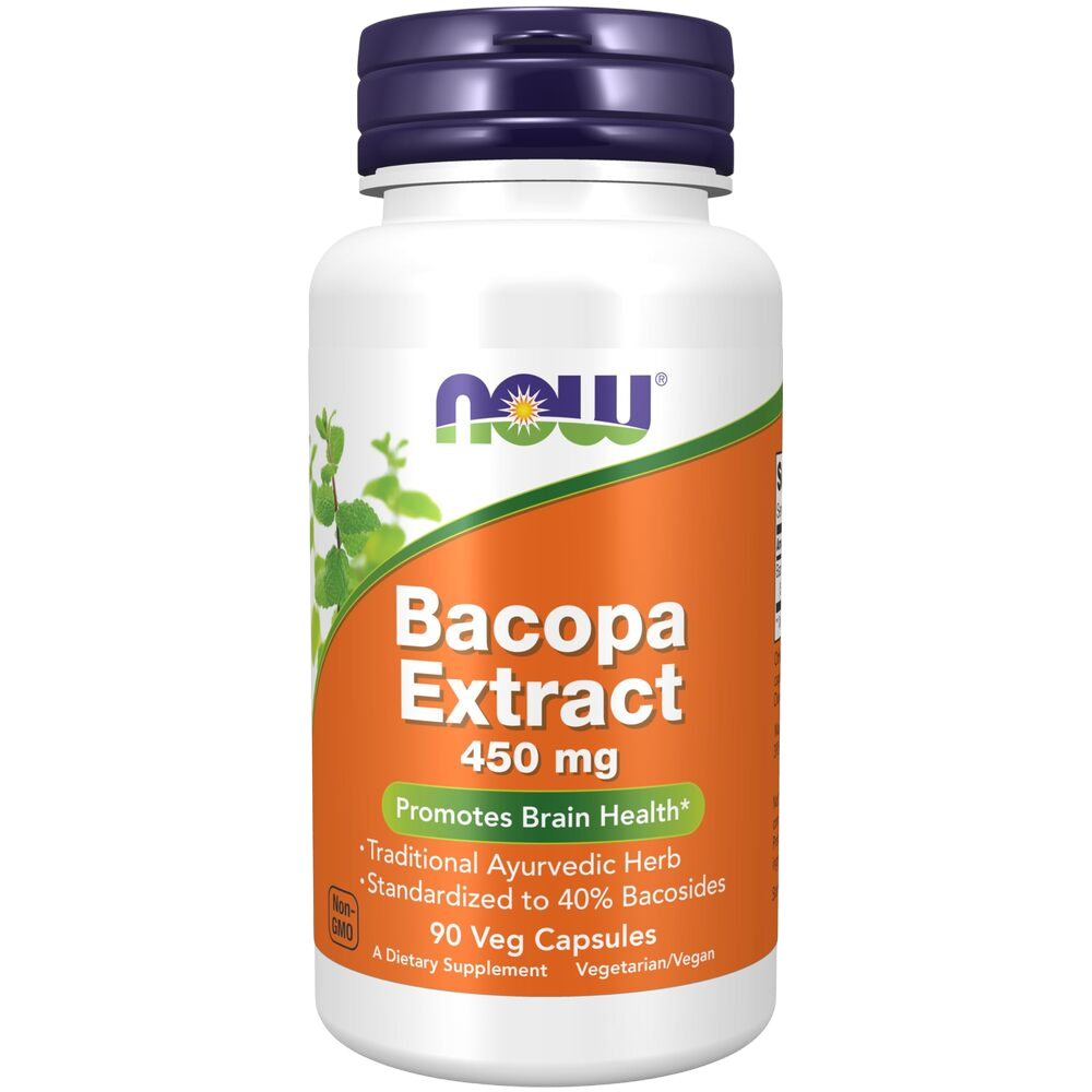 NOW - Bacopa Extract, 450mg 90 VC