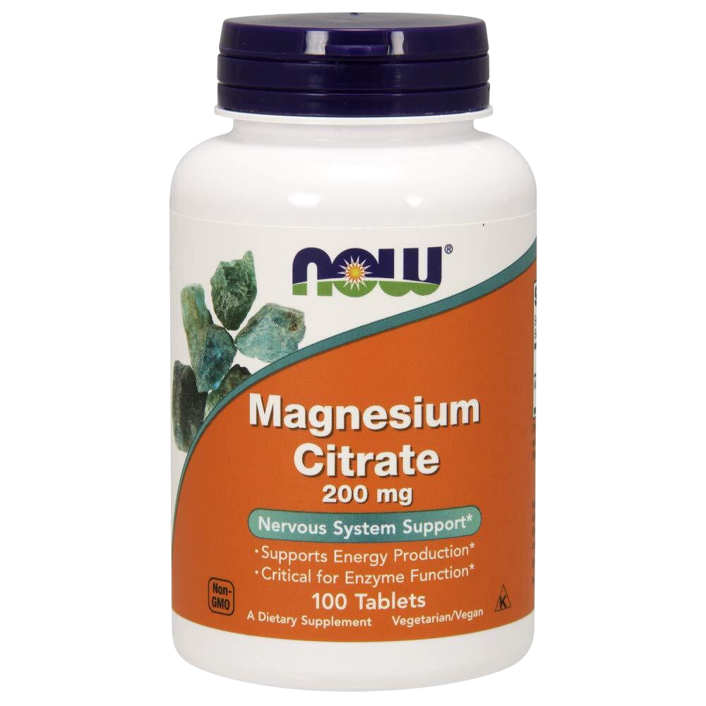 NOW - Magnesium Citrate 200mg 100 tabs
