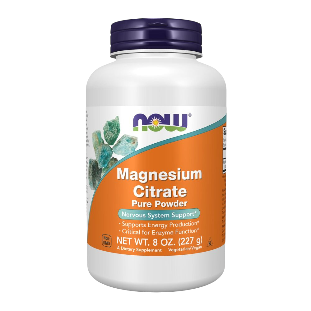NOW - Magnesium Citrate, Pure Powder 227g