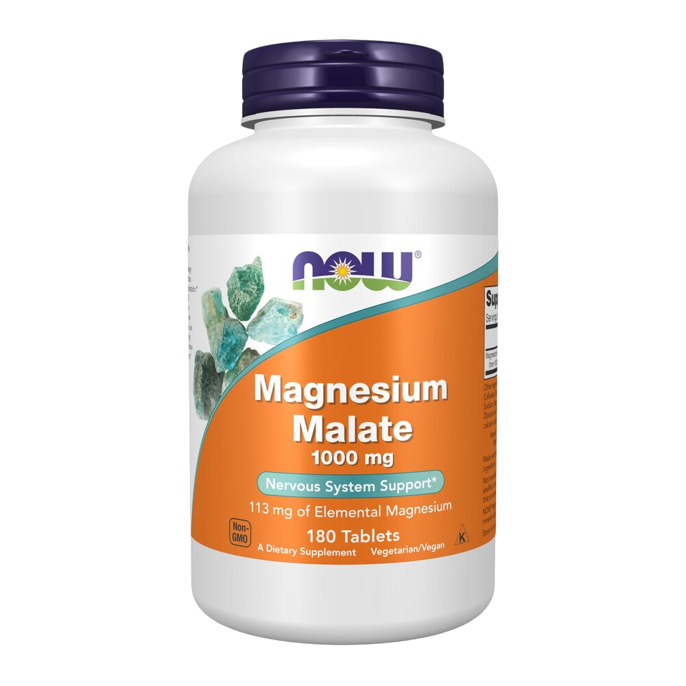 NOW - Magnesium Malate 180 vege caps