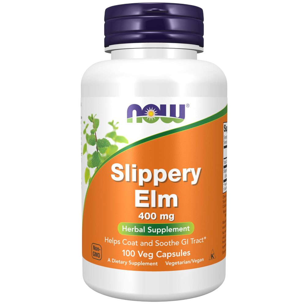 NOW - Slippery Elm, 400 mg 100 Caps