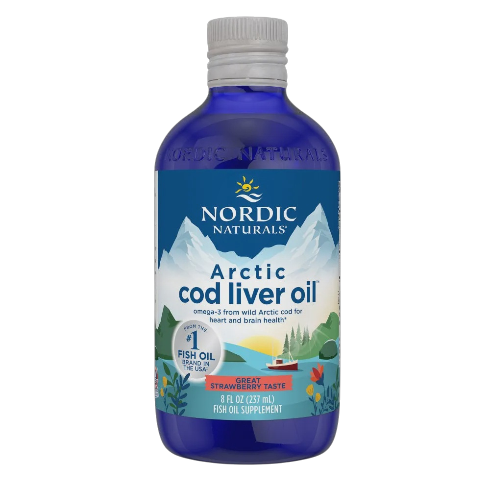 Nordic Naturals - Arctic Cod Liver Oil Liquid - Strawberry 237ml