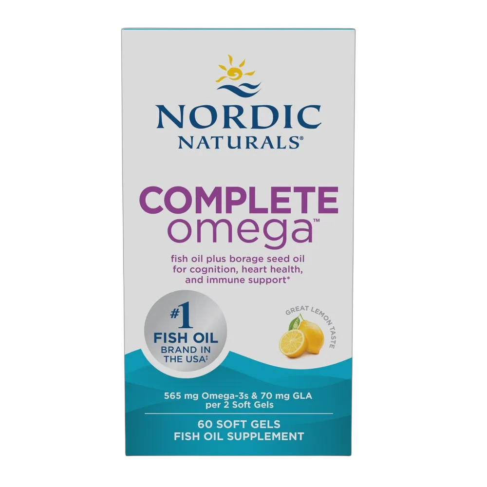 Nordic Naturals - Complete Omega - Lemon 60 softgels