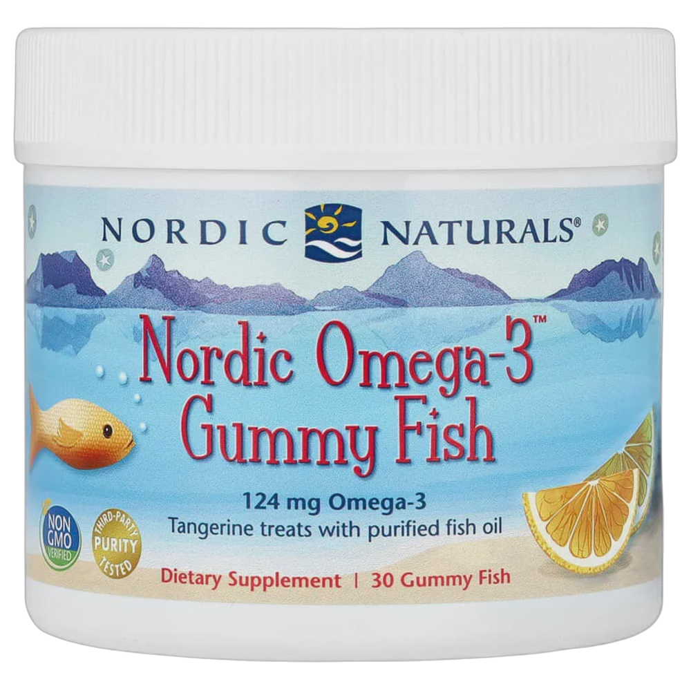 Nordic Naturals - Nordic Omega-3 Gummy Fish - Tangerine (exp. 6-9 months) 30 chews
