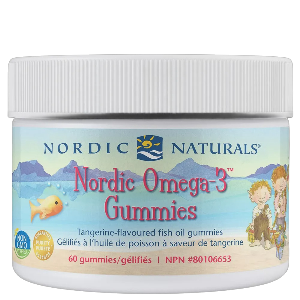 Nordic Naturals - Nordic Omega-3 Gummies - Tangerine (exp. 6-9 months) 60 chews