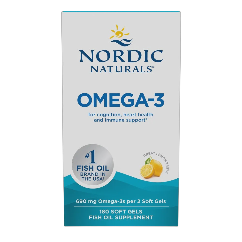Nordic Naturals - Omega-3 - Lemon 180 softgels