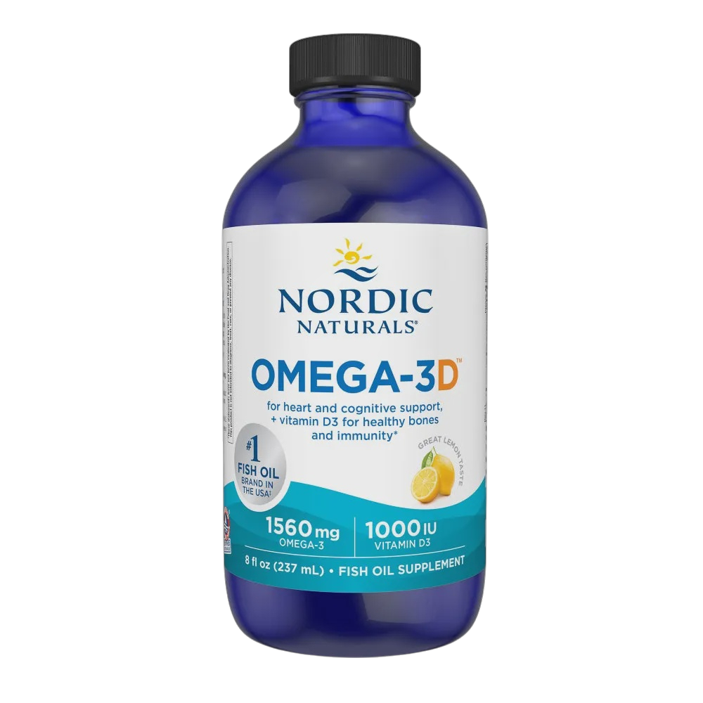 Nordic Naturals - Omega-3D Liquid - Lemon 237ml