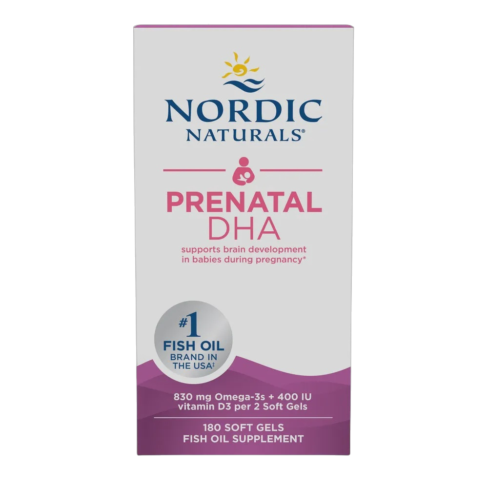 Nordic Naturals - Prenatal DHA - Unflavoured 180 softgels