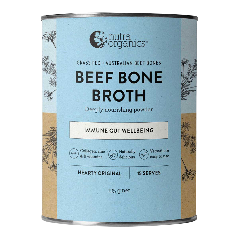 Nutra Organics - Beef Bone Broth Hearty Original 125g