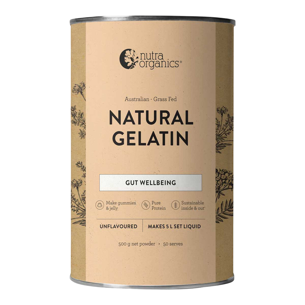 Nutra Organics - Natural Gelatin 500g
