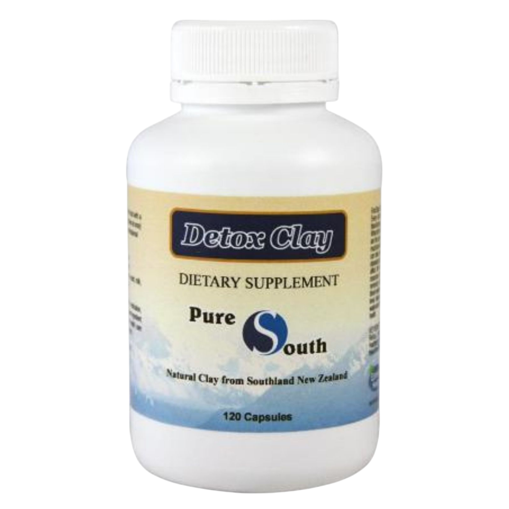Pure South - Calcium Bentonite Clay Capsules - 120 caps