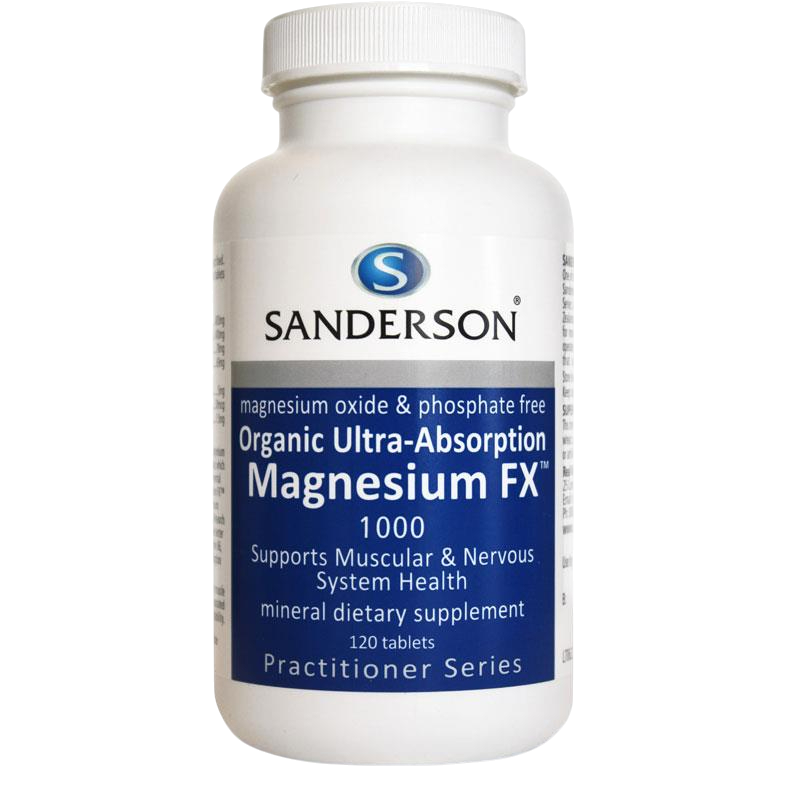Sanderson - High Absorption Organic Magnesium FX 120 tabs