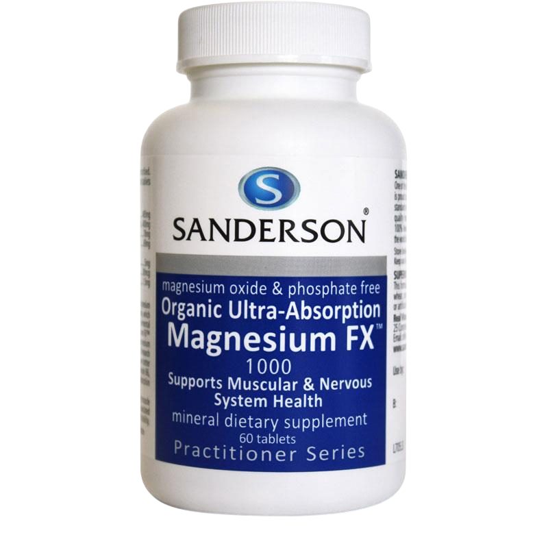 Sanderson - High Absorption Organic Magnesium FX 60 tabs