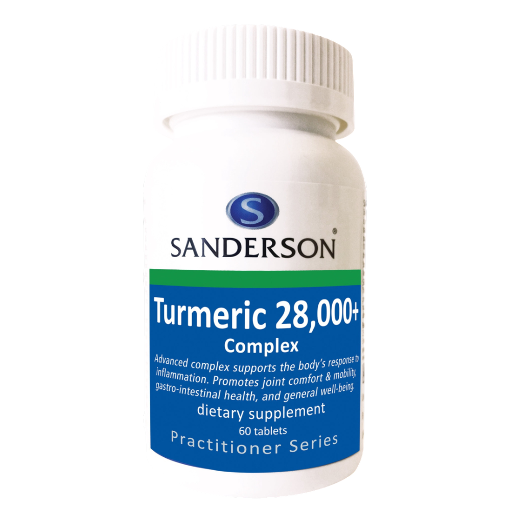 Sanderson - Turmeric 28,000+Complex 60 tabs