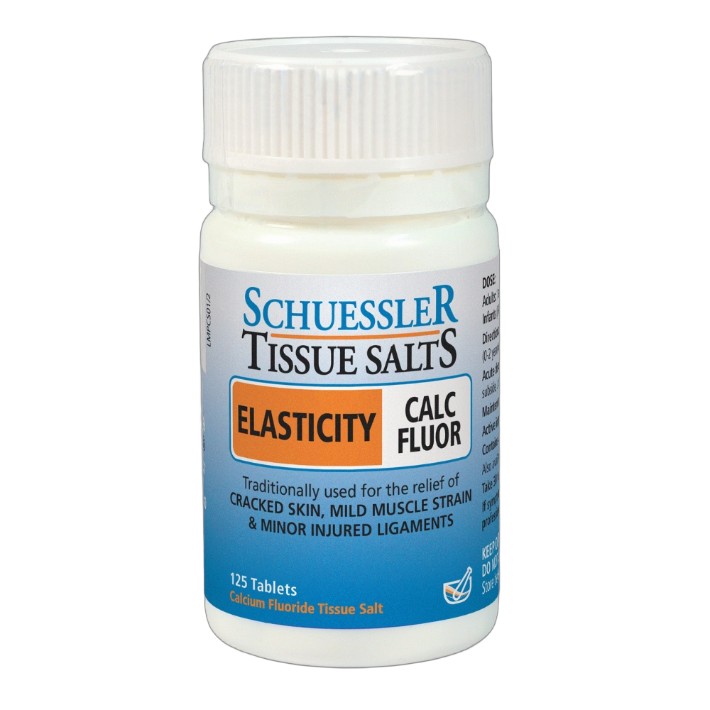 Schuessler Tissue Salts - Cal Fluor (Elasticity) 125 tabs