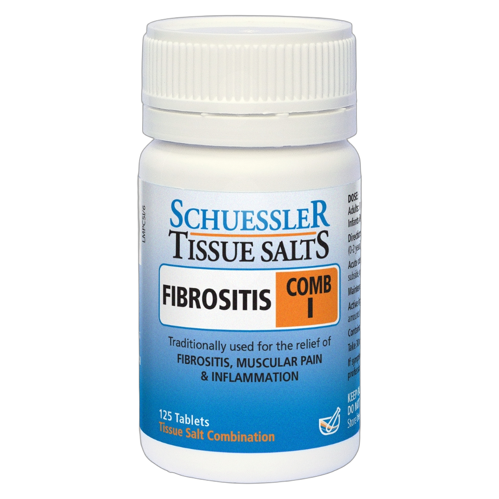 Schuessler Tissue Salts - Fibrositis Comb I 125 tabs