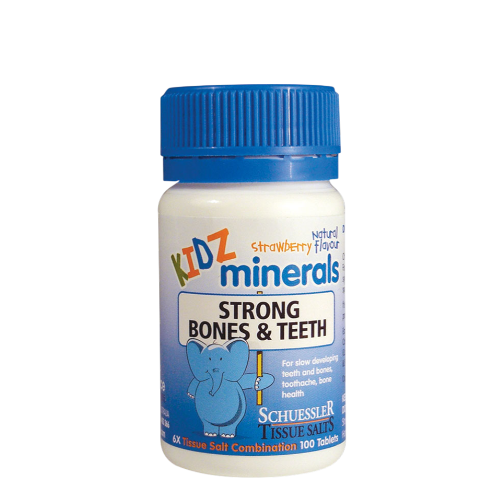 Schuessler Tissue Salts - Kidz Minerals Strong Bones and Teeth 100 tabs