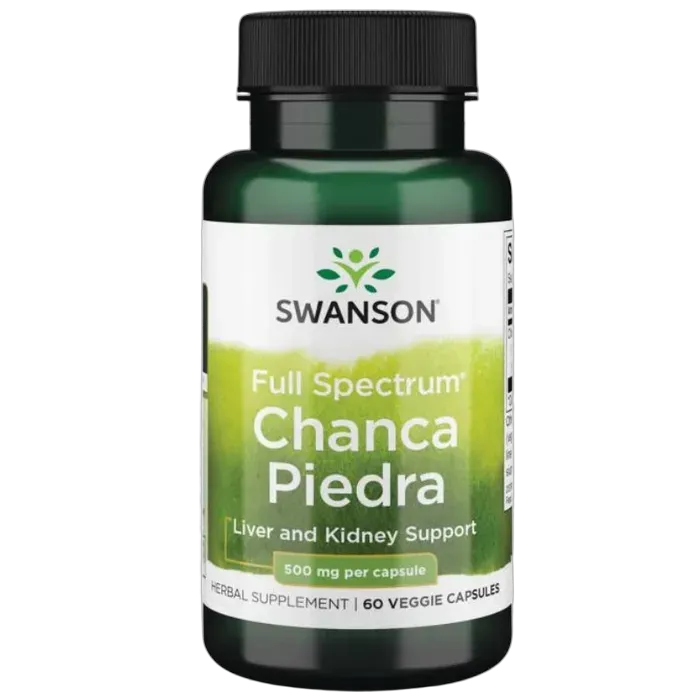 Swanson - Full Spectrum® Chanca Piedra, 500 mg, 60 Veggie Capsules