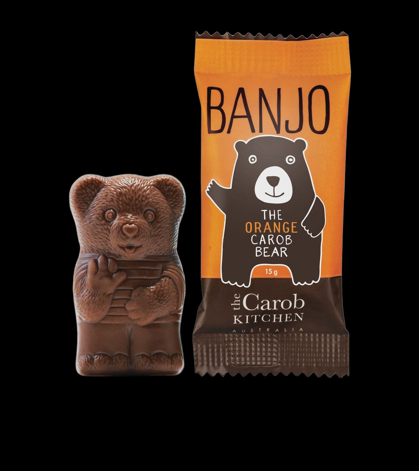 The Carob Kitchen - Banjo The Orange Carob Bear 15g