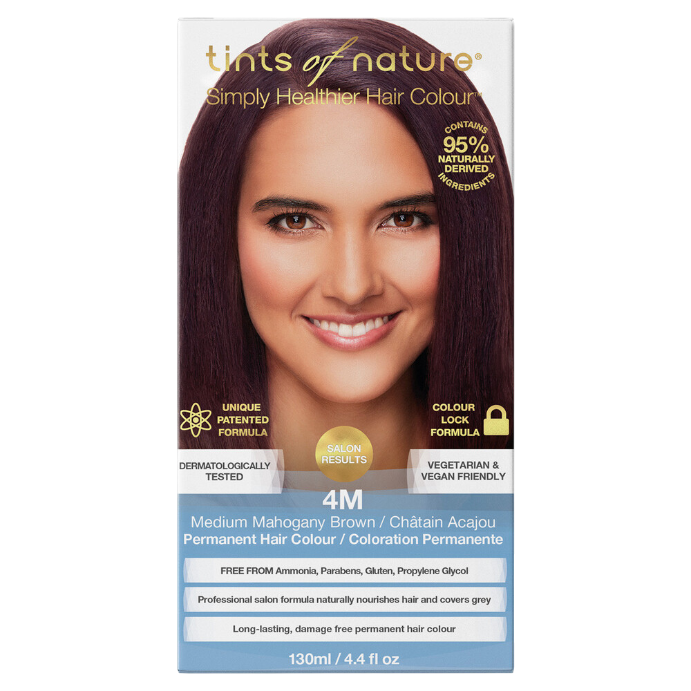 Tints of Nature - 4M Medium Mahogany Brown 130ml