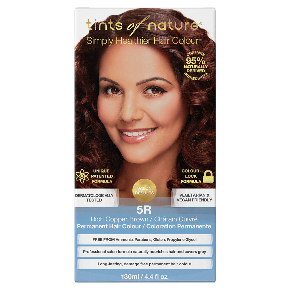 Tints of Nature - 5R Rich Copper Brown 130ml