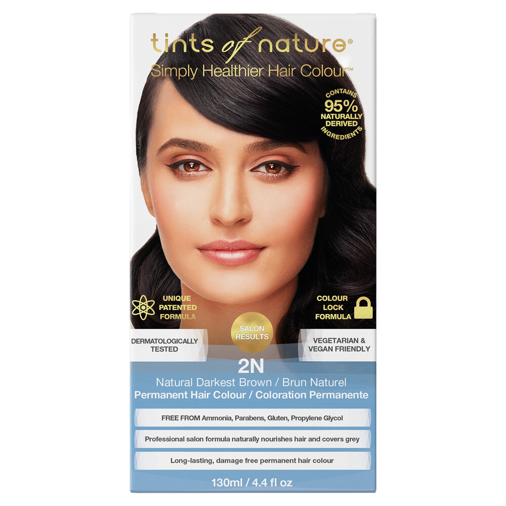 Tints of Nature - 2N Natural Darkest Brown 130ml