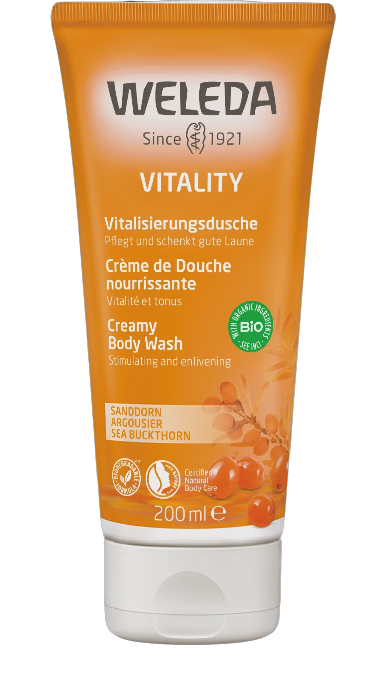 Weleda - Vitality - Sea Buckthorn Creamy Body Wash, 200ml