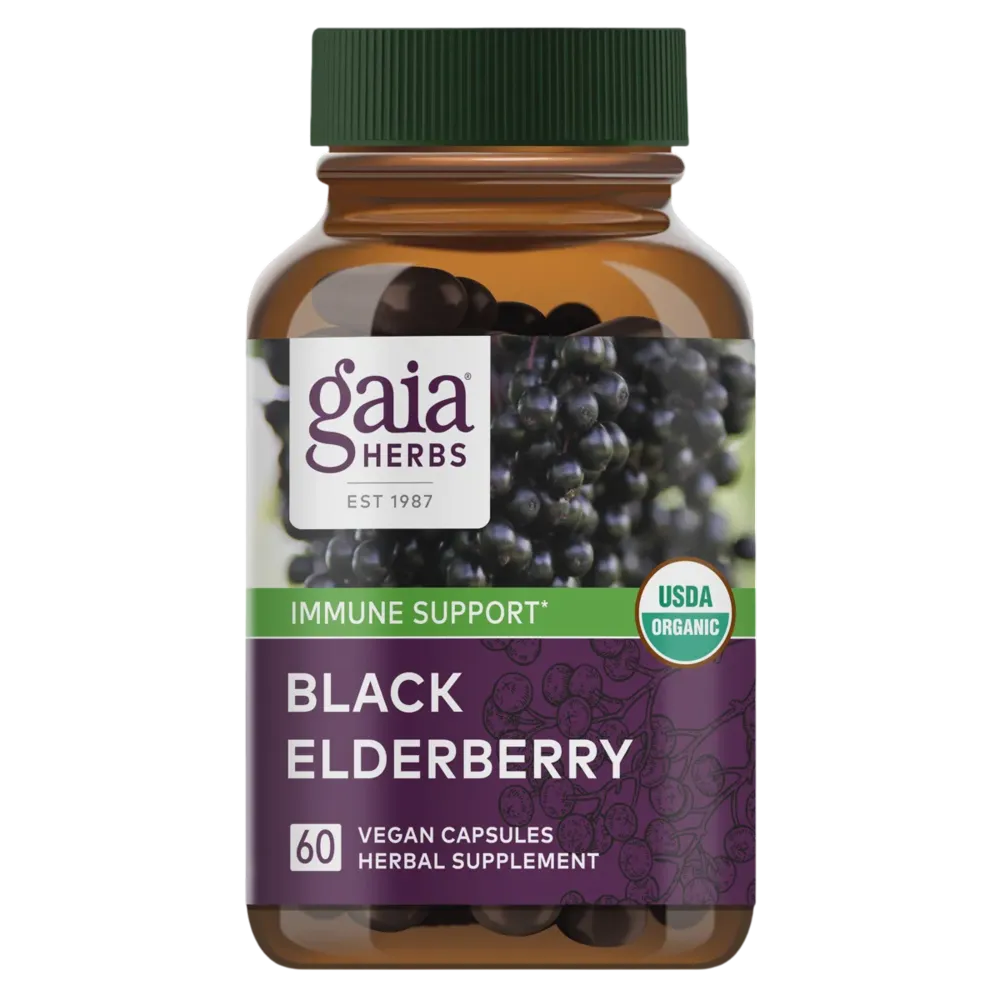 Gaia Herbs - Black Elderberry 60 caps