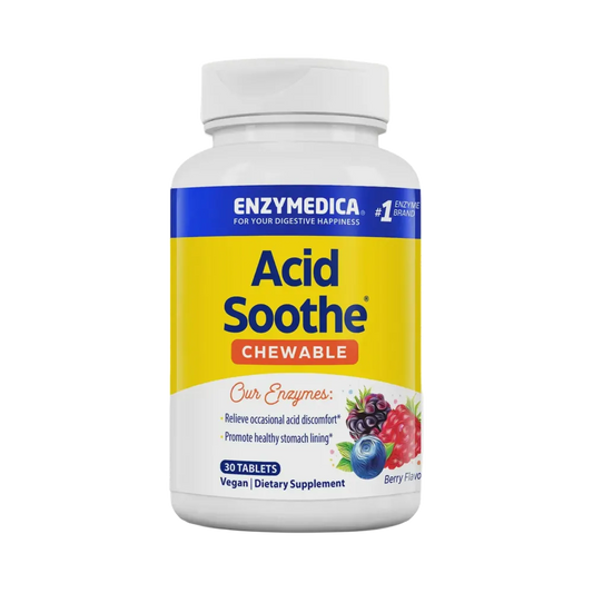 Enzymedica - Acid Soothe Chewable 30 chewable tablets