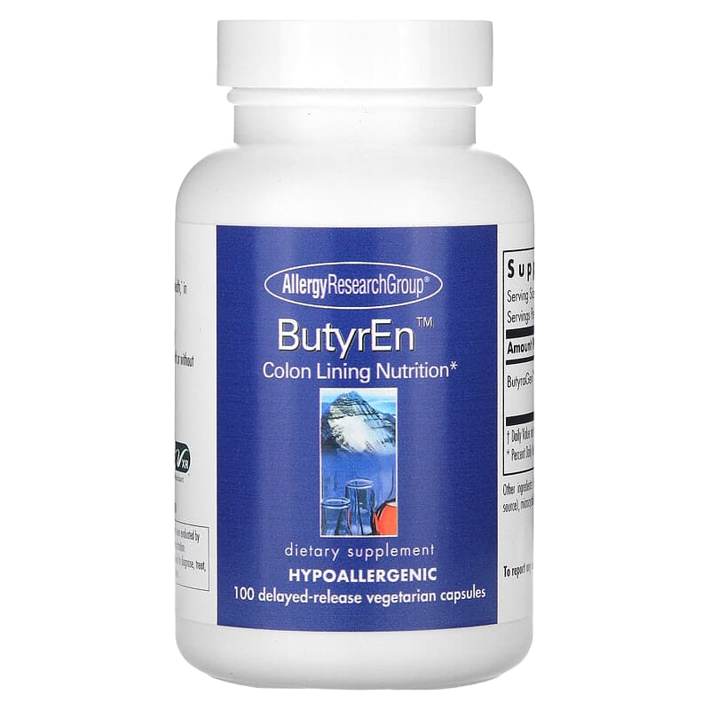 Allergy Research Group - ButyrEn 100 tabs