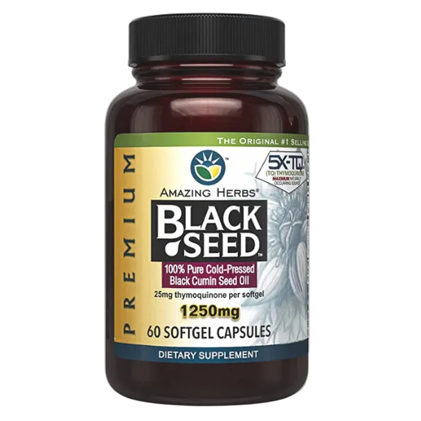 Amazing Herbs - Black Seed Oil 60 soft gels