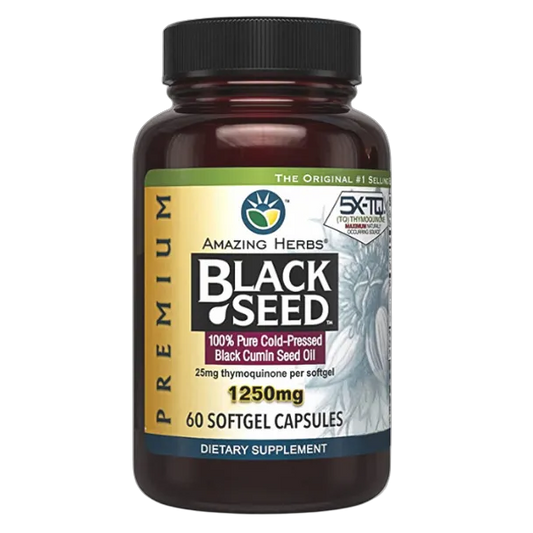 Amazing Herbs - Black Seed Oil 60 soft gels
