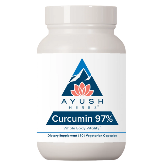 Ayush Herbs - Curcumin 97% 90 Vegetarian caps